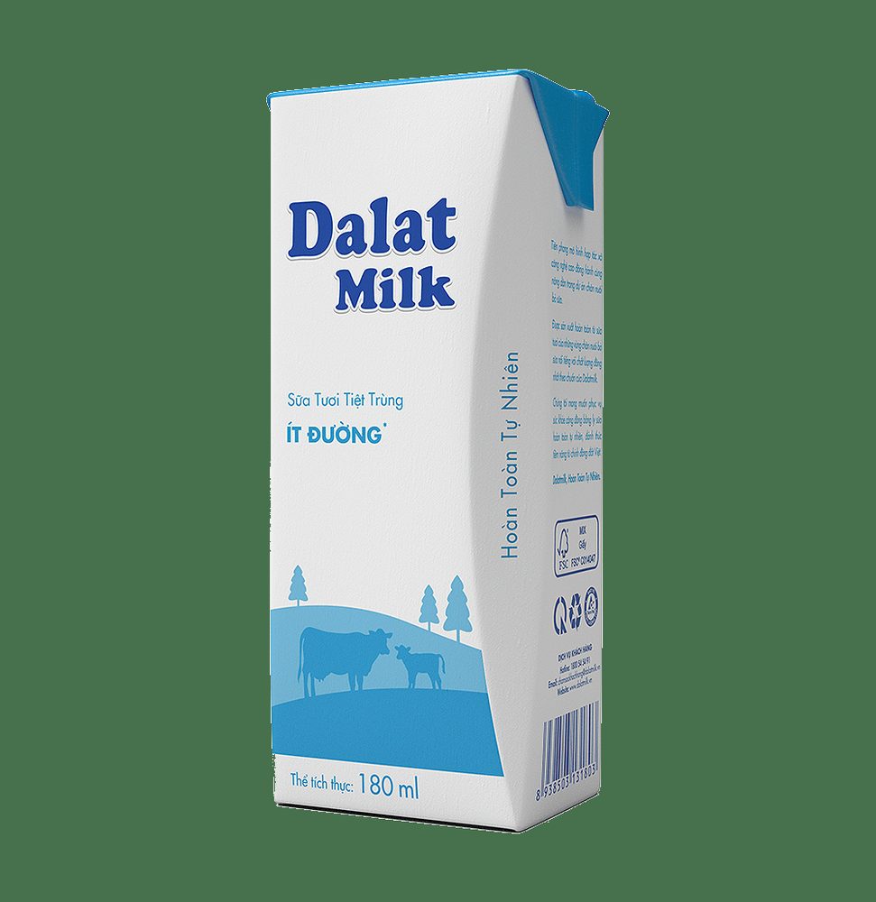 Sữa Tươi Tiệt Trùng Ít Đường 180ml ảnh 6