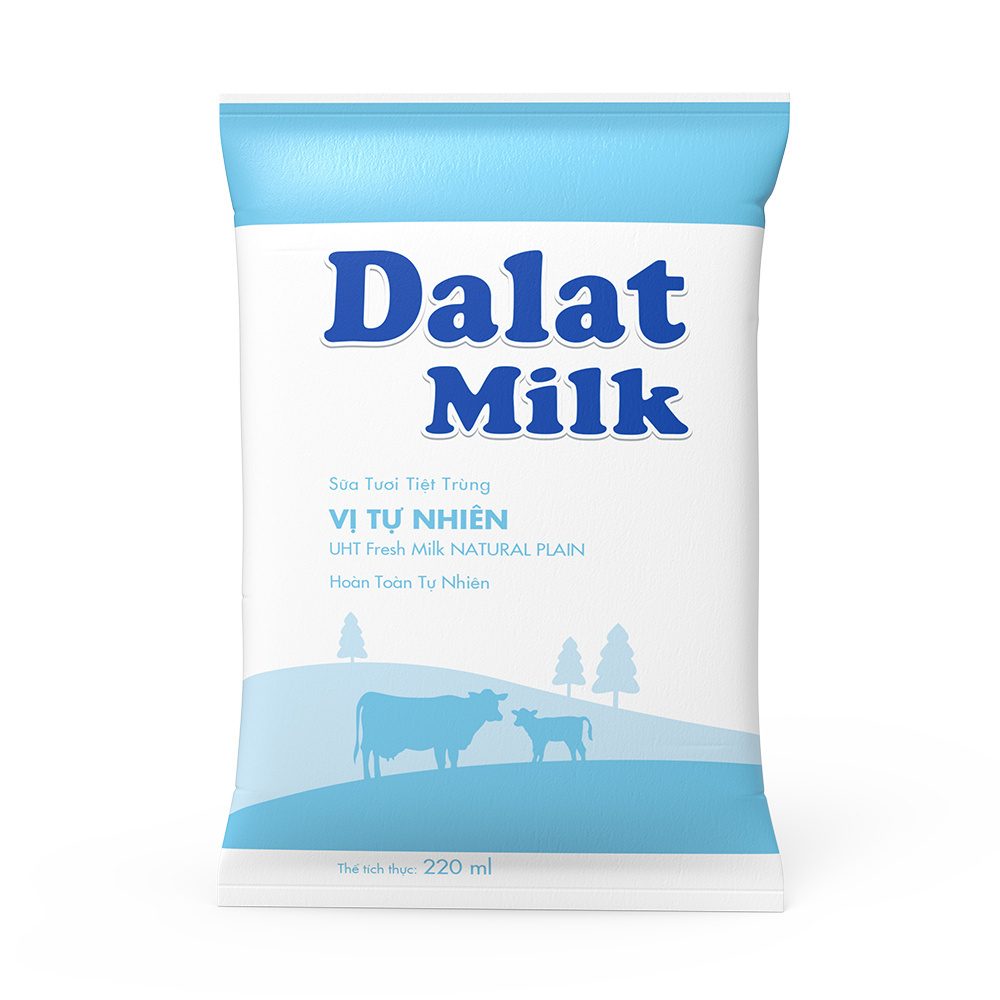 Sữa Tươi Tiệt Trùng Vị Tự Nhiên 220ml