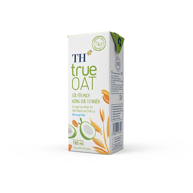 Sữa Yến Mạch Hương Dừa Tự Nhiên TH true OAT 180 ml ảnh 2
