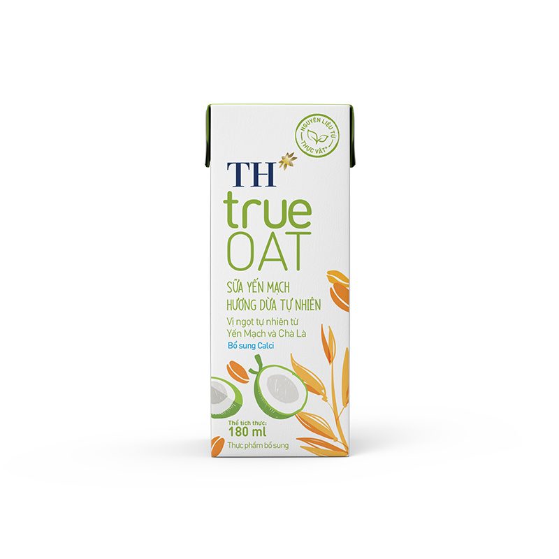 Sữa Yến Mạch Hương Dừa Tự Nhiên TH true OAT 180 ml ảnh 3