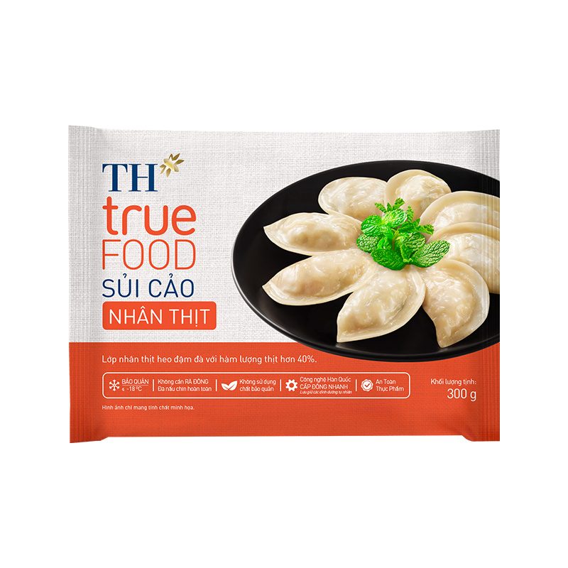 Sủi Cảo Nhân Thịt TH true FOOD 300g