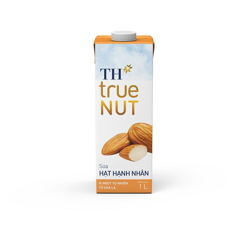 Thùng 12 Hộp Sữa Hạt Hạnh Nhân TH true NUT 1 L ảnh 2