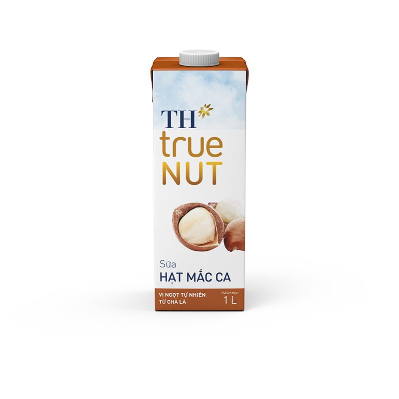 Thùng 12 Hộp Sữa Hạt Mắc Ca TH true NUT 1 L ảnh 2