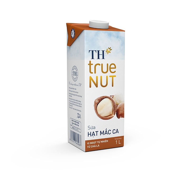 Thùng 12 Hộp Sữa Hạt Mắc Ca TH true NUT 1 L ảnh 3
