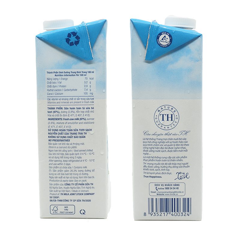 Thùng 12 Hộp Sữa Tươi Tiệt Trùng Ít Đường 1 L ảnh 3