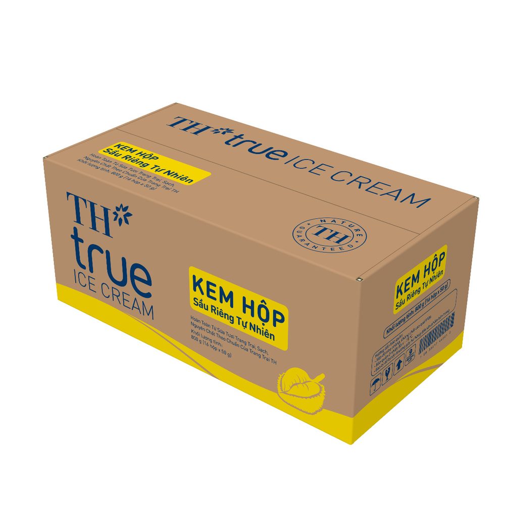 Thùng 16 Hộp Kem Hộp Sầu Riêng Tự Nhiên 50 g