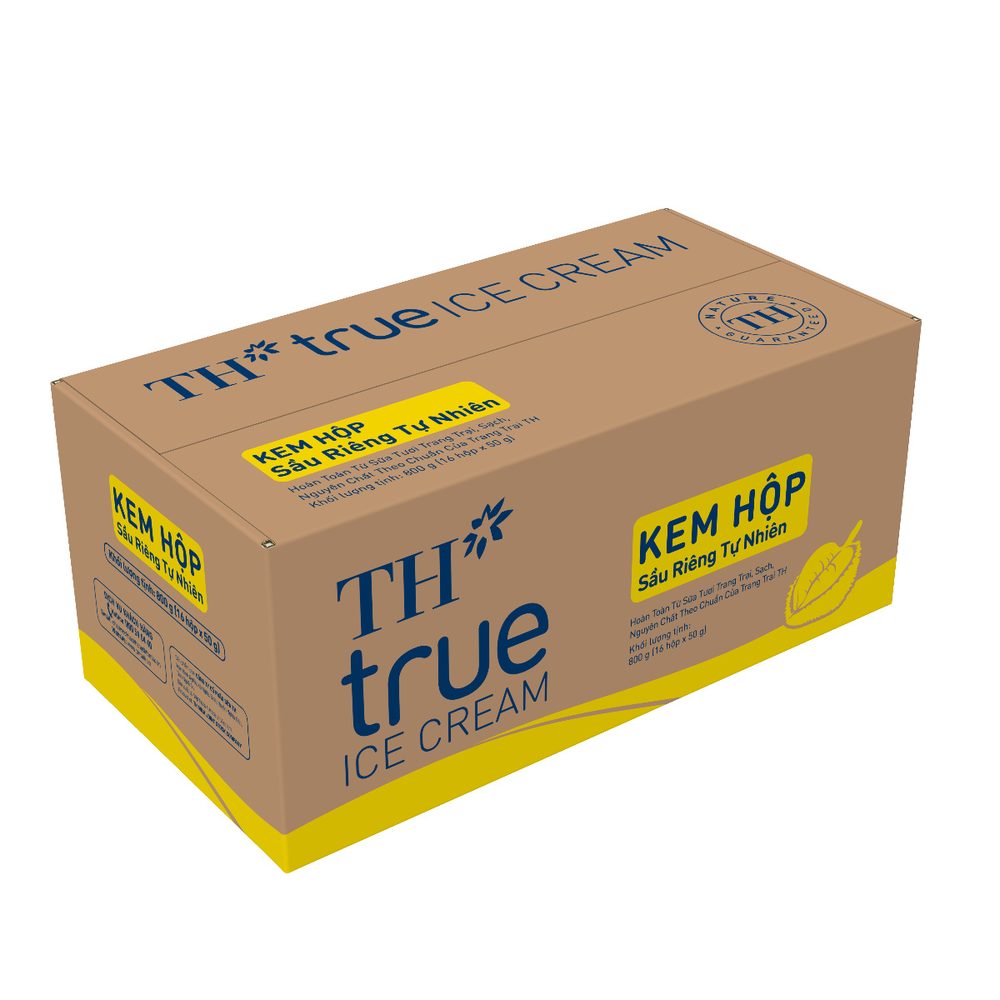 Thùng 16 Hộp Kem Hộp Sầu Riêng Tự Nhiên 50 g ảnh 2