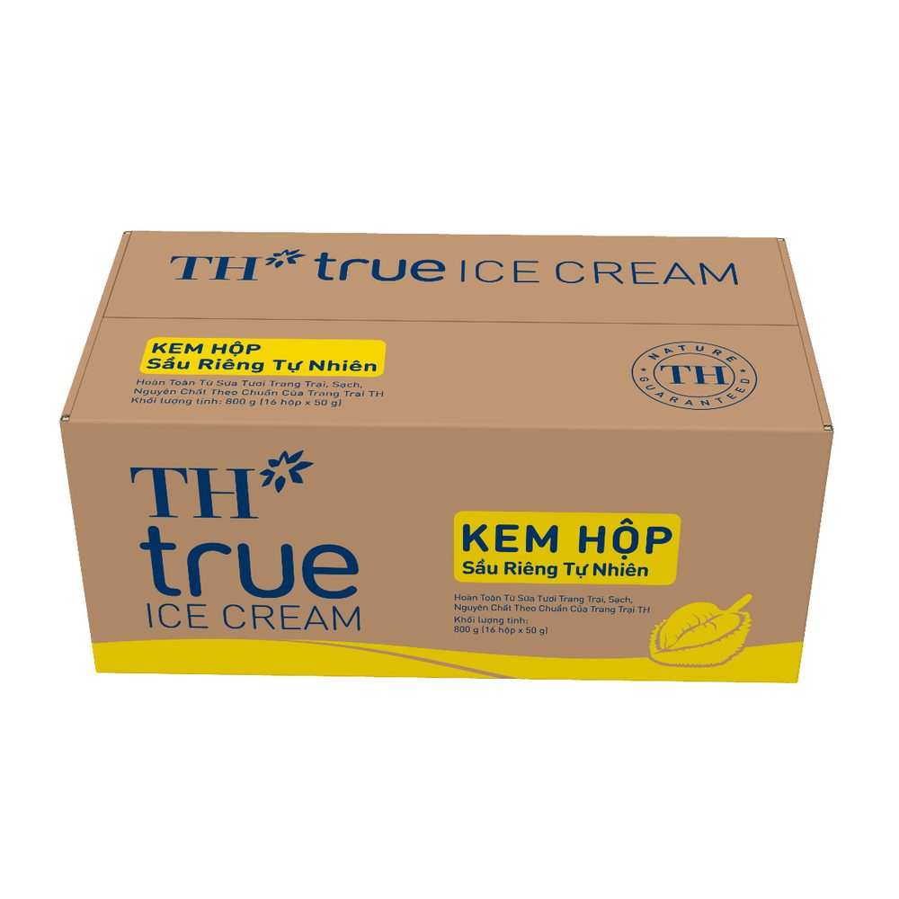Thùng 16 Hộp Kem Hộp Sầu Riêng Tự Nhiên 50 g ảnh 3