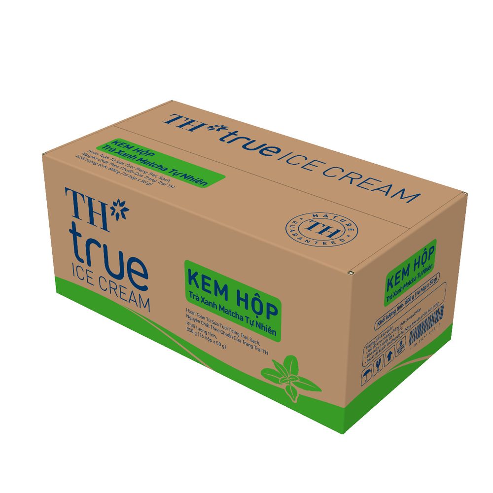 Thùng 16 Hộp Kem Hộp Trà Xanh Matcha Tự Nhiên 50 g