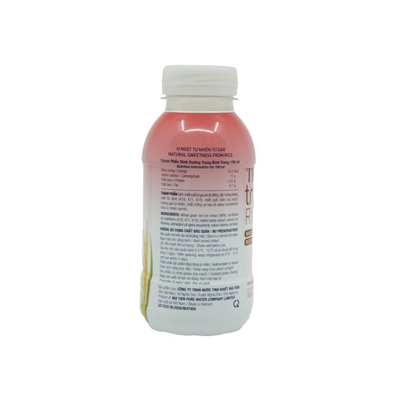 Thùng 24 Chai Nước Gạo Lứt Đỏ TH true RICE 300 ml ảnh 4