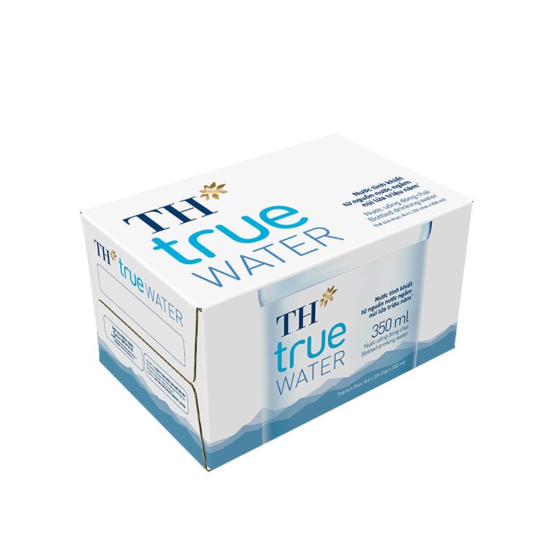 Thùng 24 Chai Nước Tinh Khiết TH true WATER 350 ml