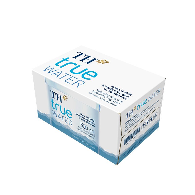Thùng 24 Chai Nước Tinh Khiết TH true WATER 500 ml