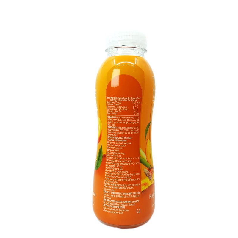 Thùng 24 Chai Trà Đào Tự Nhiên TH true TEA 350ml ảnh 2
