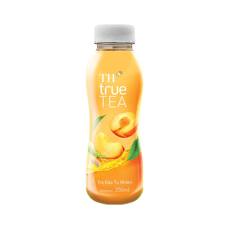 Thùng 24 Chai Trà Đào Tự Nhiên TH true TEA 350ml ảnh 3