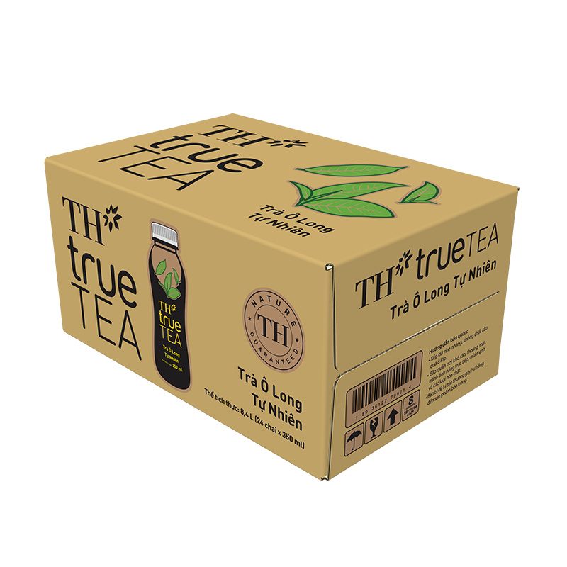 Thùng 24 Chai Trà Ô Long Tự Nhiên TH true TEA 350ml