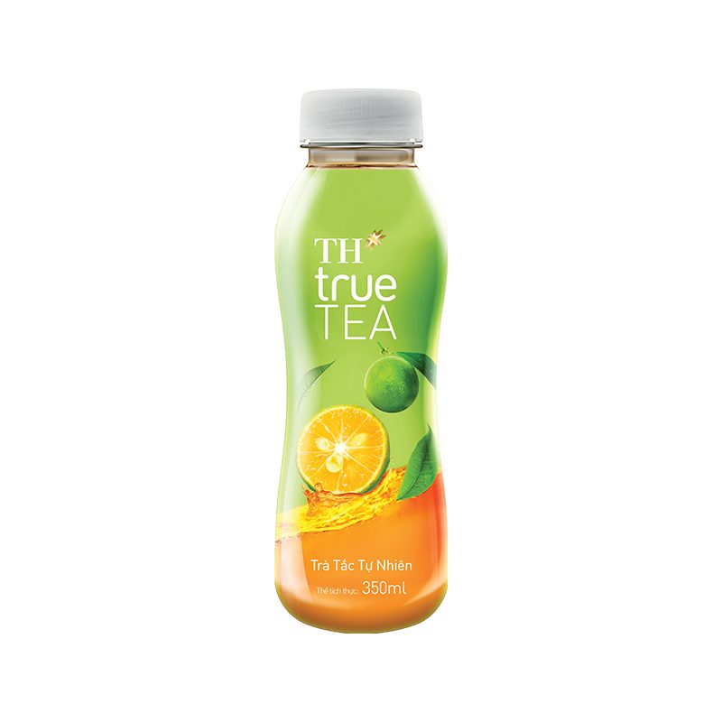 Thùng 24 Chai Trà Tắc Tự Nhiên TH true TEA 350 ml ảnh 2