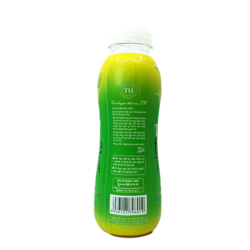 Thùng 24 Chai Trà Xanh Vị Chanh Tự Nhiên TH true TEA 350ml ảnh 3