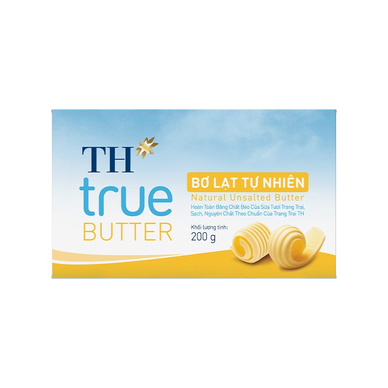Thùng 24 Gói Bơ Lạt Tự Nhiên TH true BUTTER 200 g ảnh 4
