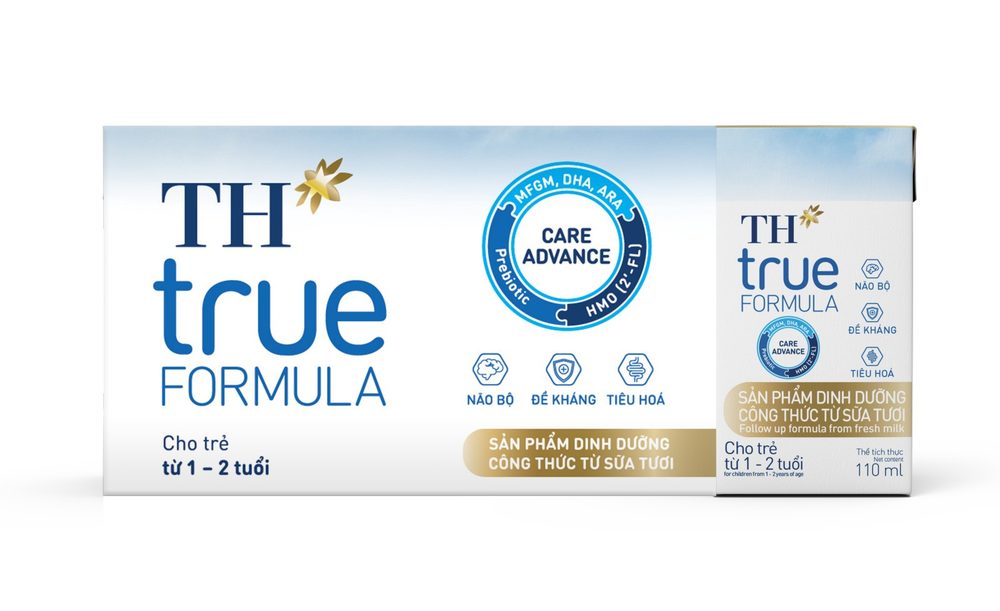 Thùng 24 Hộp sản phẩm dinh dưỡng công thức từ sữa tươi cho trẻ từ 1 đến 2 tuổi TH true FORMULA 110 ml ảnh 2