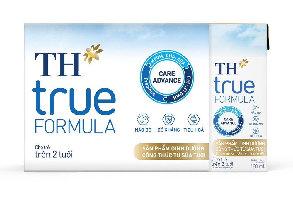 Thùng 24 Hộp sản phẩm dinh dưỡng công thức từ sữa tươi cho trẻ từ 2 tuổi trở lên TH true FORMULA 180 ml ảnh 3
