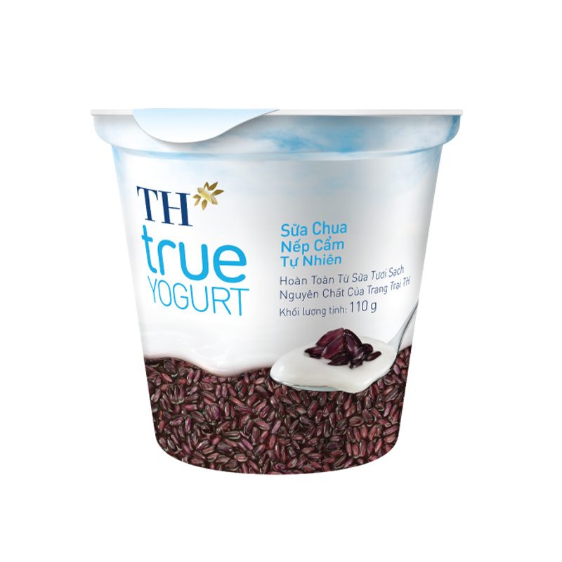 Thùng 24 Hũ Sữa Chua Nếp Cẩm Tự Nhiên TH true YOGURT 110g ảnh 2