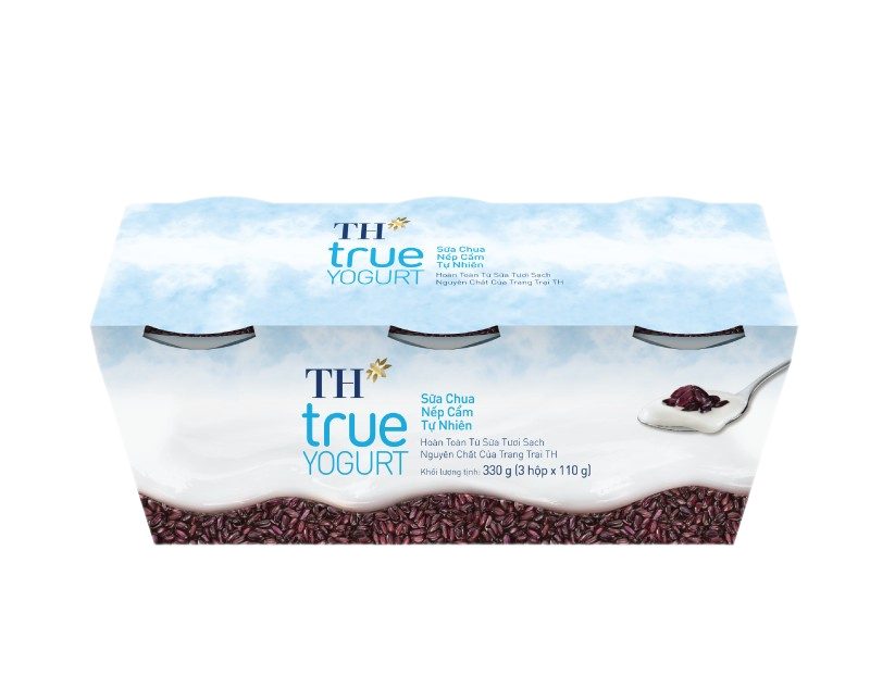 Thùng 24 Hũ Sữa Chua Nếp Cẩm Tự Nhiên TH true YOGURT 110g ảnh 3