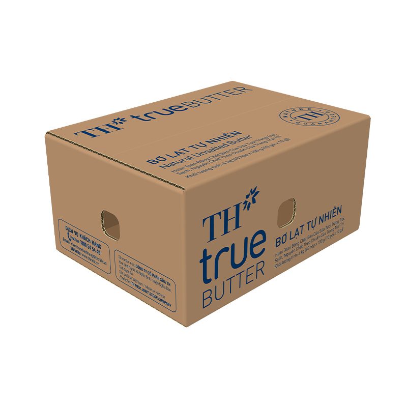 Thùng 400 Viên Bơ Lạt Tự Nhiên TH true BUTTER 10 g