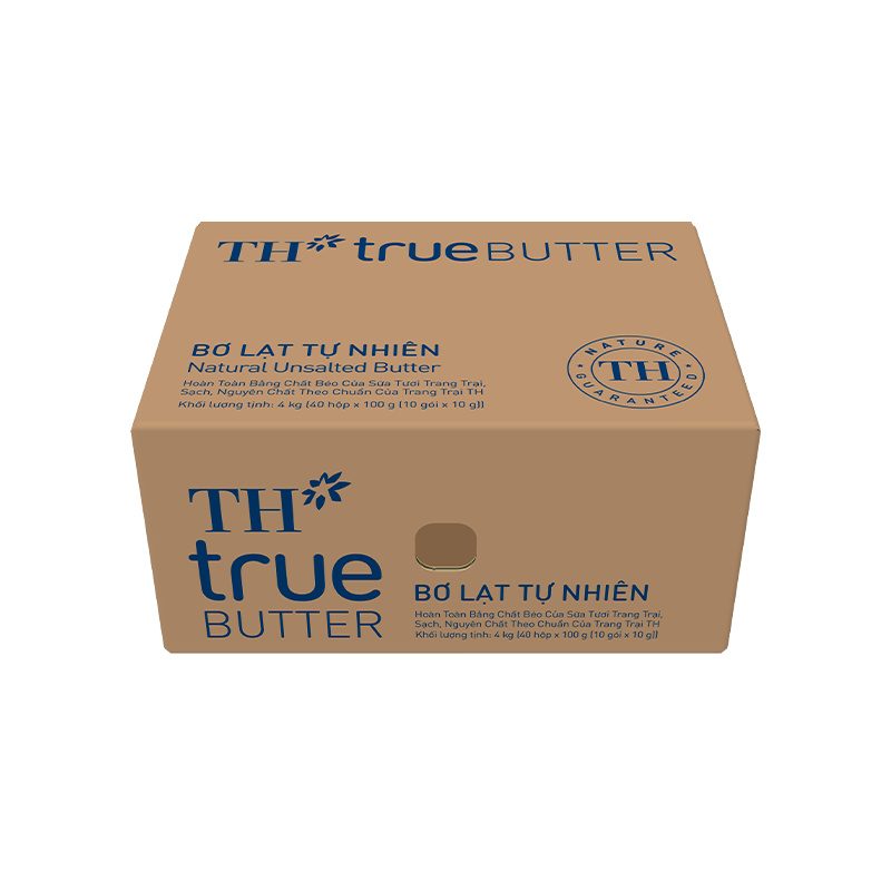 Thùng 400 Viên Bơ Lạt Tự Nhiên TH true BUTTER 10 g ảnh 2