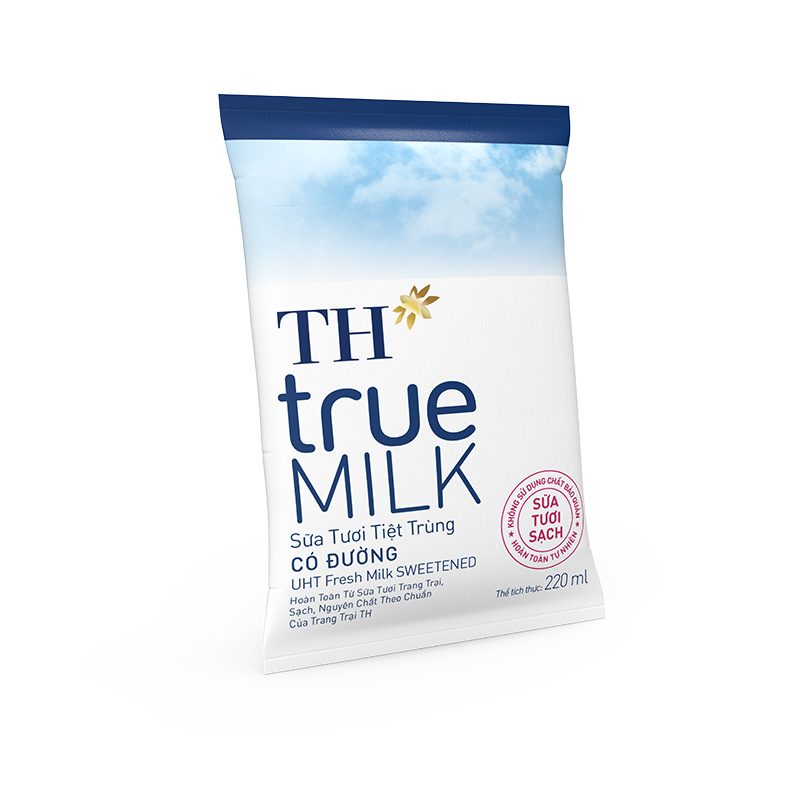 Thùng 48 bịch Sữa Tươi Sạch Có Đường Bịch Giấy 220 ml ảnh 5