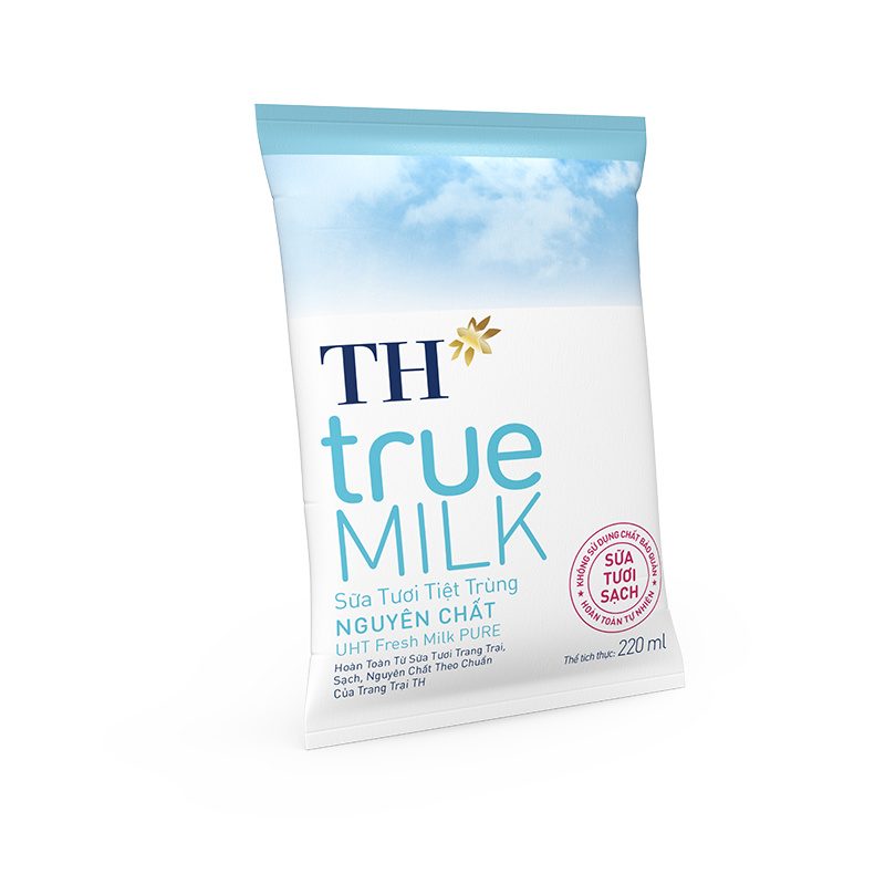 Thùng 48 Bịch Sữa Tươi sạch Nguyên Chất Bịch Giấy 220 ml ảnh 4