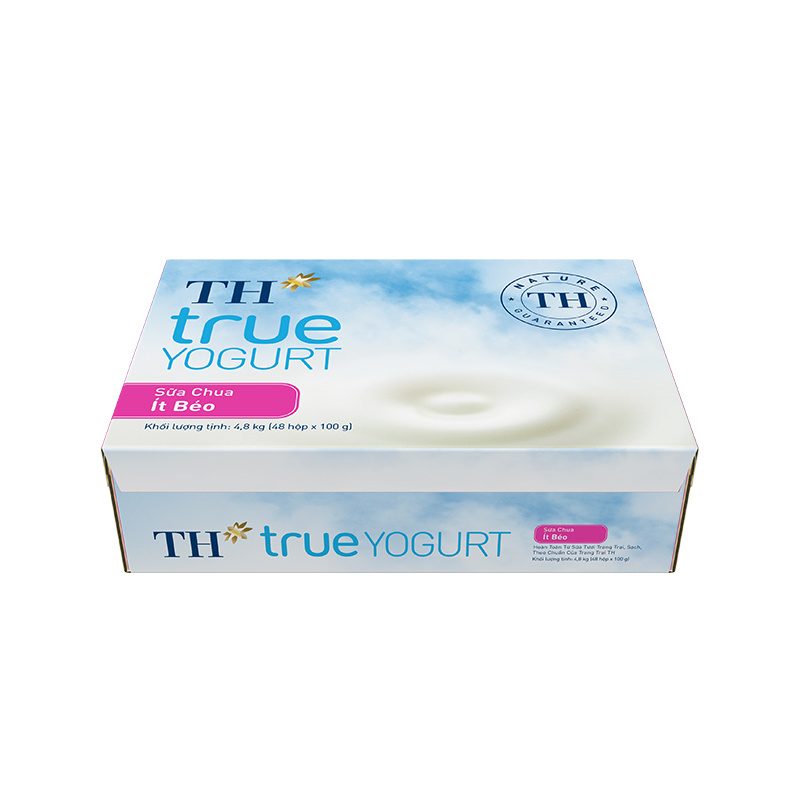 Thùng 48 Hộp Sữa Chua Ăn Ít Béo TH true YOGURT 100 g