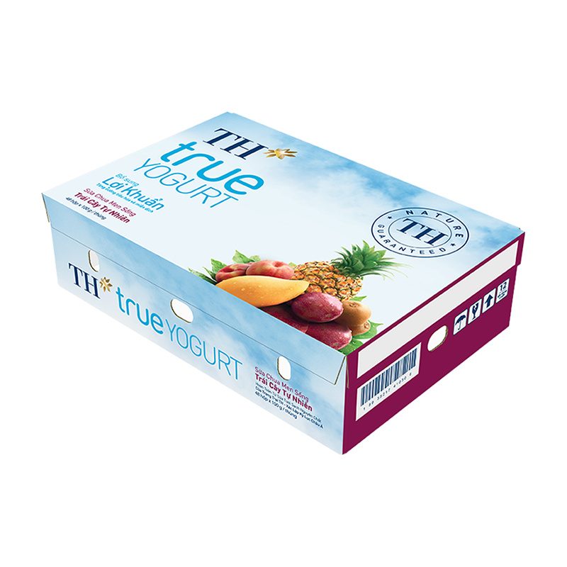 Thùng 48 Hộp Sữa Chua Ăn Men Sống Trái Cây 100 g