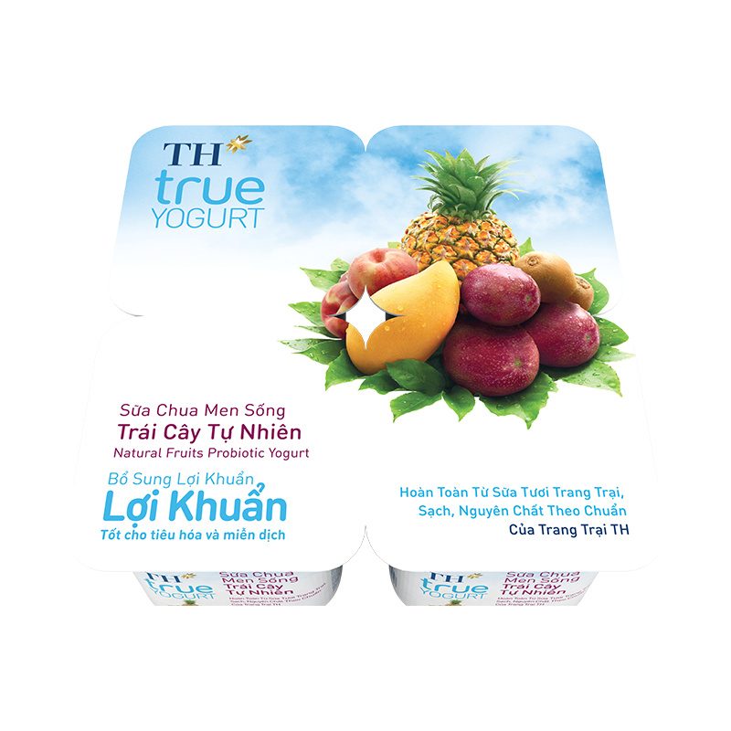 Thùng 48 Hộp Sữa Chua Ăn Men Sống Trái Cây 100 g ảnh 2
