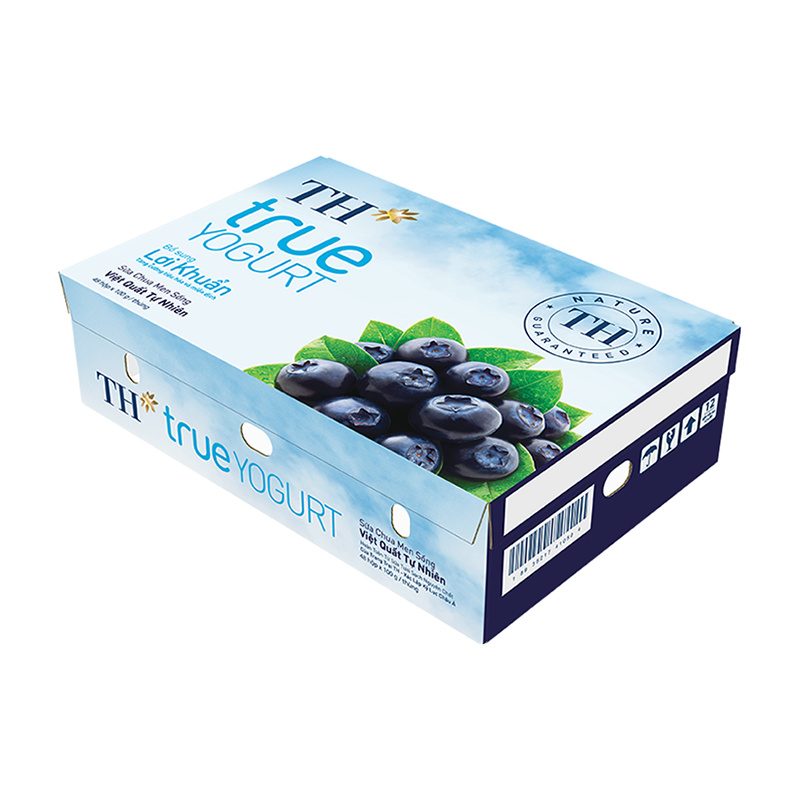 Thùng 48 Hộp Sữa Chua Ăn Men Sống Việt Quất 100 g