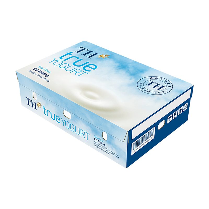 Thùng 48 Hộp Sữa Chua Có Đường TH true YOGURT 100 g