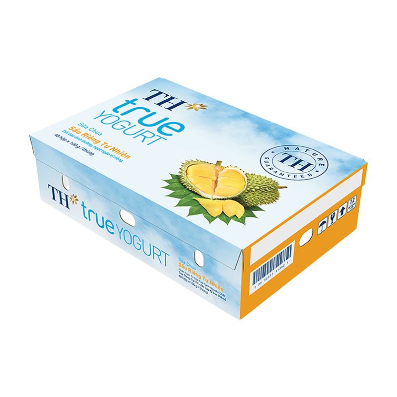 Thùng 48 Hộp Sữa Chua Sầu Riêng Tự Nhiên 100 g