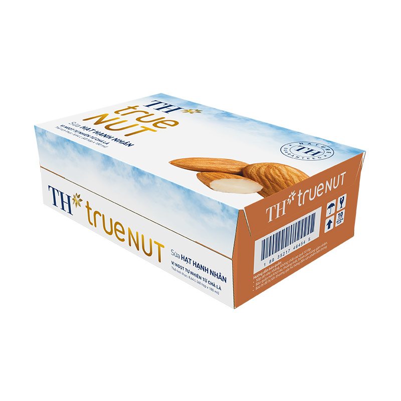 Thùng 48 Hộp Sữa Hạt Hạnh Nhân TH true NUT 180 ml