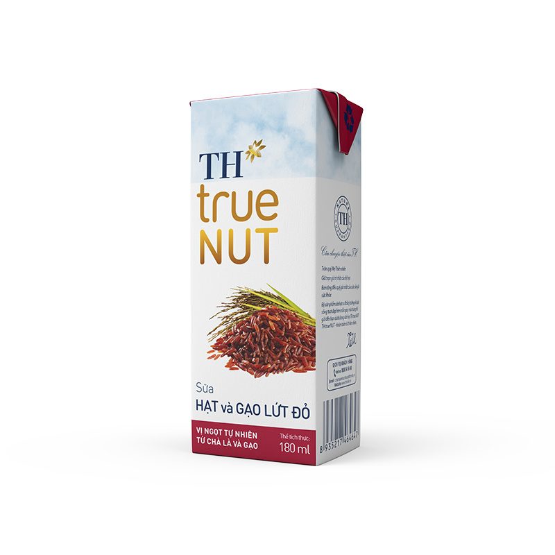 Thùng 48 Hộp Sữa Hạt Và Gạo Lứt Đỏ TH true NUT 180 ml ảnh 5