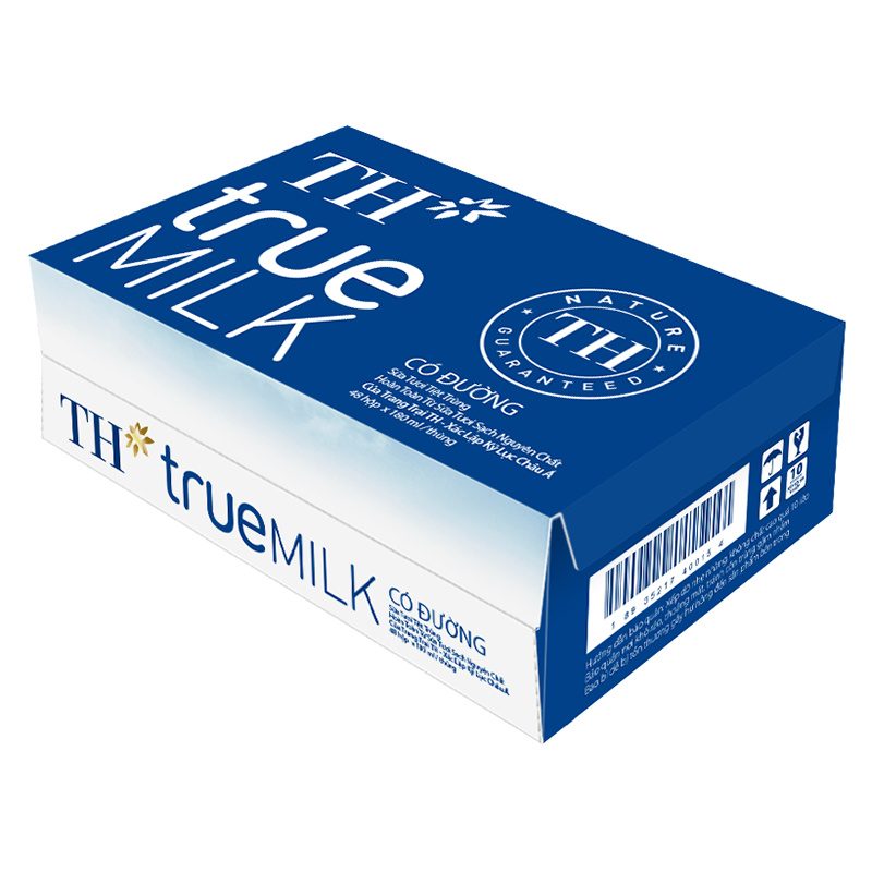 Thùng 48 Hộp Sữa Tươi Tiệt Trùng Có Đường 180 ml