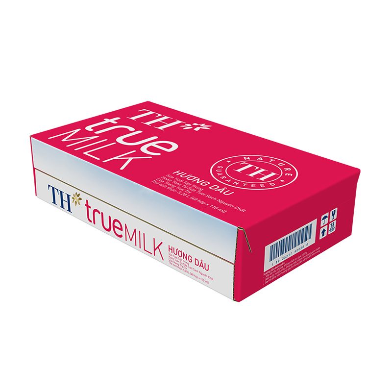 Thùng 48 Hộp Sữa Tươi Tiệt Trùng Hương Dâu 110 ml