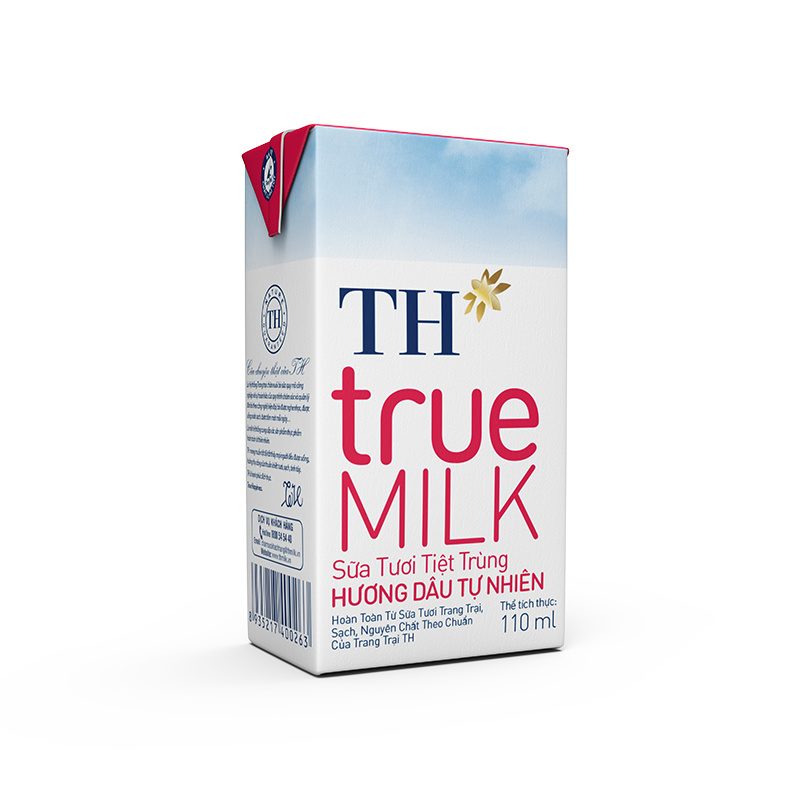 Thùng 48 Hộp Sữa Tươi Tiệt Trùng Hương Dâu 110 ml ảnh 2