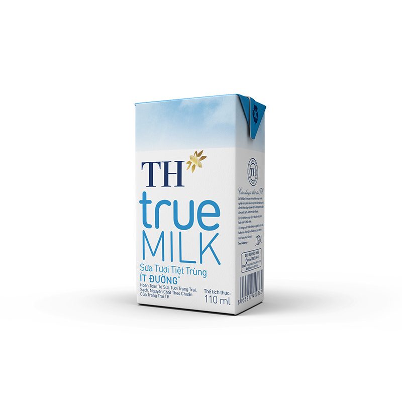 Thùng 48 Hộp Sữa Tươi Tiệt Trùng Ít Đường 110 ml ảnh 3