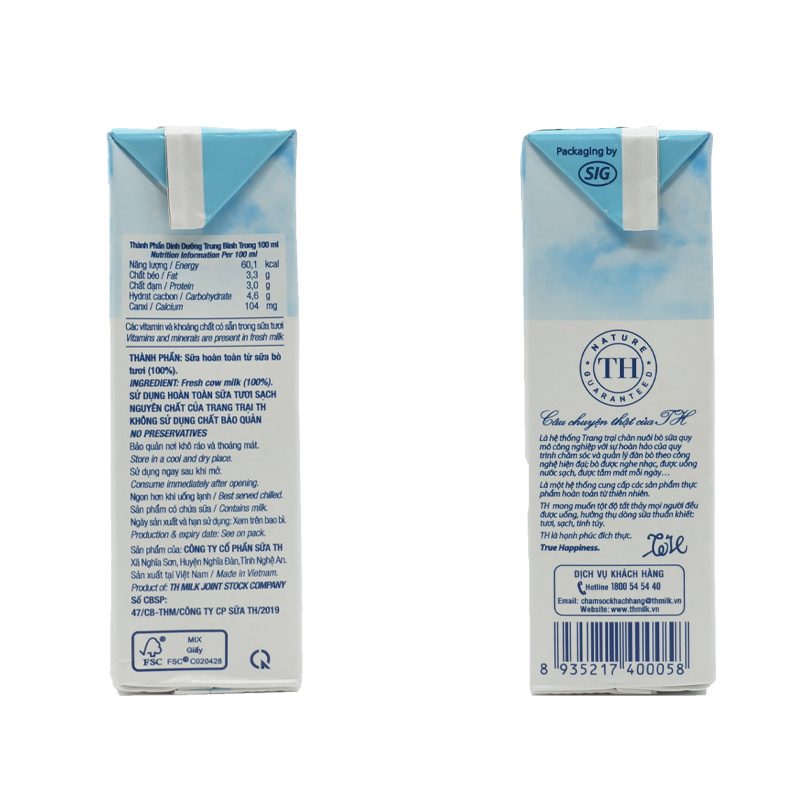 Thùng 48 Hộp Sữa Tươi Tiệt Trùng Nguyên Chất 180 ml ảnh 5