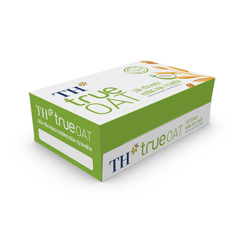 Thùng 48 Hộp Sữa Yến Mạch Hương Dừa Tự Nhiên TH true OAT 180 ml ảnh 3