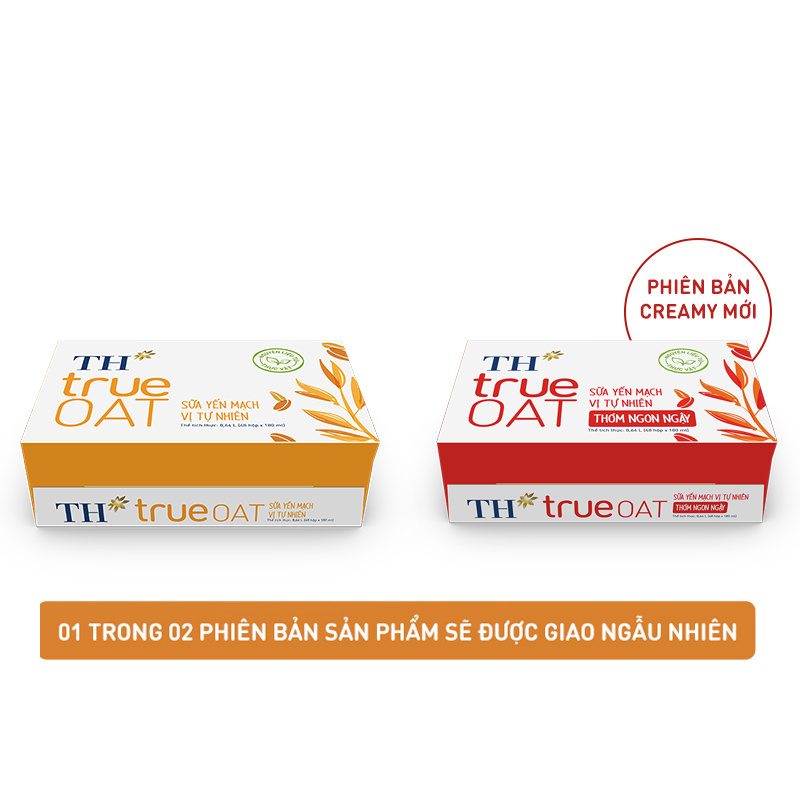 Thùng 48 Hộp Sữa Yến Mạch Vị Tự Nhiên TH true OAT 180ml