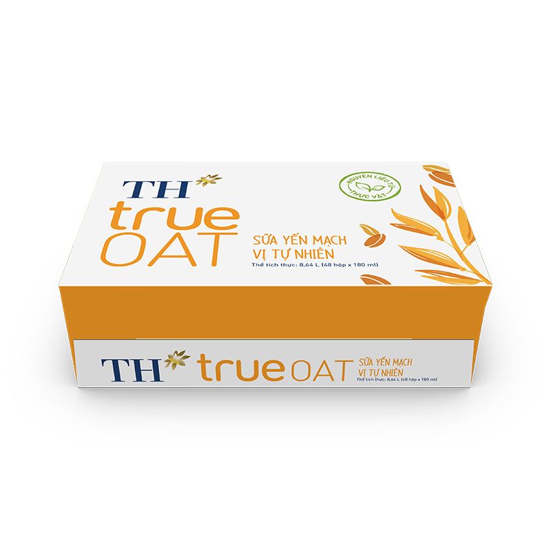 Thùng 48 Hộp Sữa Yến Mạch Vị Tự Nhiên TH true OAT 180ml ảnh 4