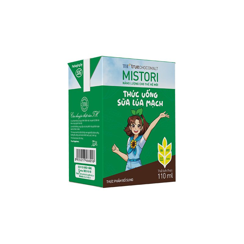 Thùng 48 Sữa Lúa Mạch TH true CHOCOMALT MISTORI 110 ml ảnh 3