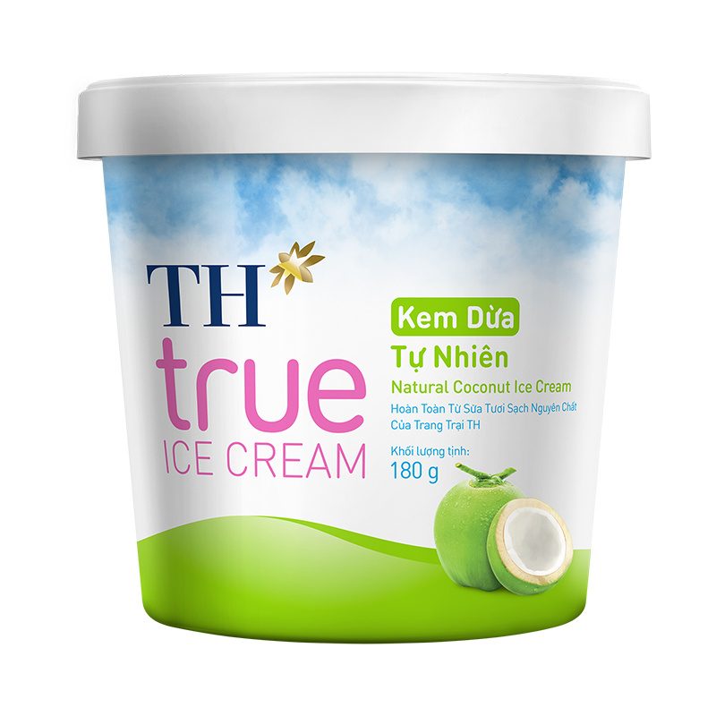 Thùng 6 Hộp Kem Hộp Dừa Tự Nhiên 180 g ảnh 2