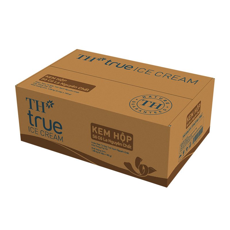 Thùng 6 Hộp Kem Hộp Sô Cô La Nguyên Chất 180 g