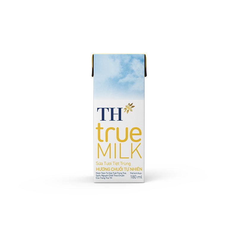Thùng Sữa Tươi Tiệt Trùng  Hương Chuối TH true MILK 180 ml ảnh 2